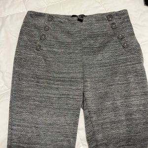Bootcut, soft work pants with buttons